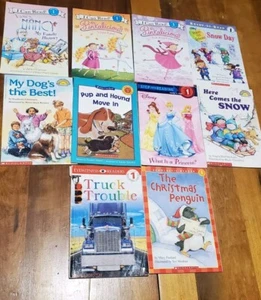 Lot of 10 Reading Level 1 I Can Read, Step Into READERS Picture Books, Disney - Foto 1 di 3