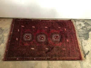 Vintage Afgan Wool Killim Rug - Tribal Woven - Picture 1 of 6