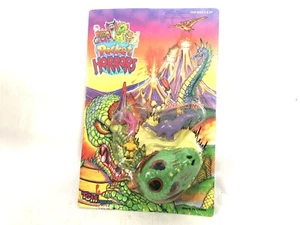 P1 Mighty Max Vintage Dragon Rex Bootleg Pocket Horrors Head Boxed Kronosaur - Imagen 1 de 3