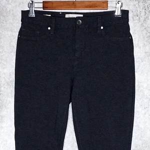 Calvin Klein womens knit skinny legging pants size 10 stretch dark gray heather - Picture 1 of 8
