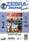 II. BL 90/91 MSV Duisburg - Zebra Journal Nummer 2 - 22.03.1991