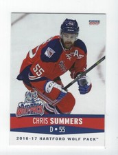 2016-17 Hartford Wolf Pack (AHL) Chris Summers (Nürnberg Ice Tigers)