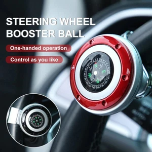 Steering Wheel Spinner Knob with Compass 360-degree Power Handle Ball Booster - Bild 1 von 9