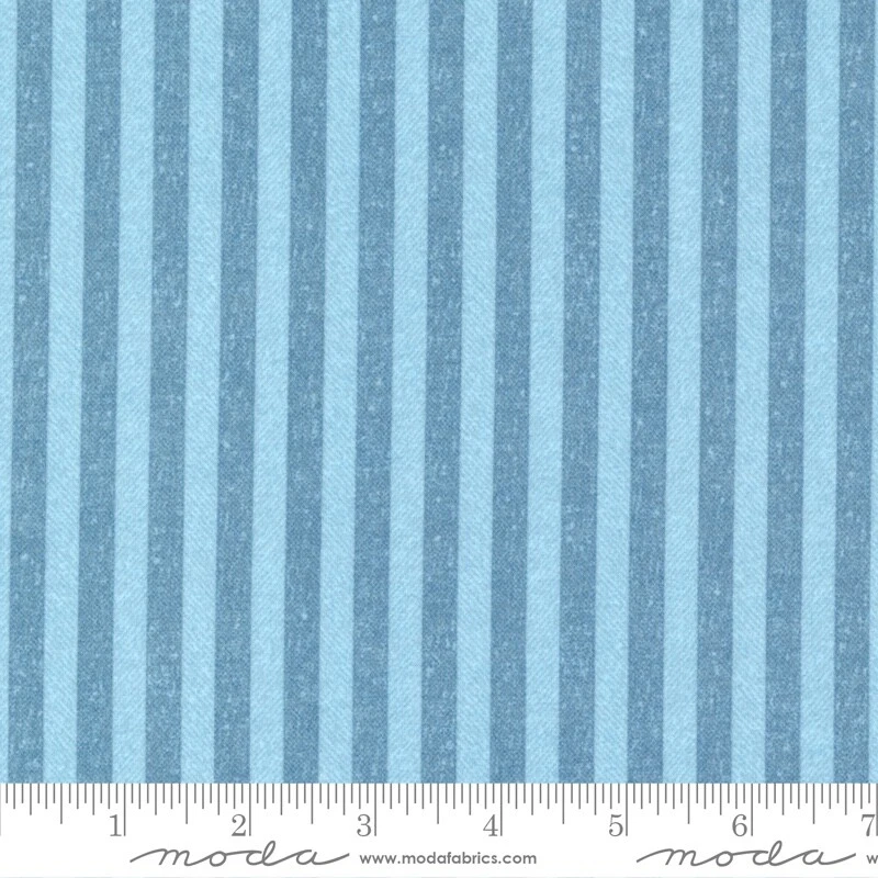 Lakeside Gatherings Flannel Soft Stripes Mist Primitive Gatherings Moda 1/2 Yard - Image 1 of 1