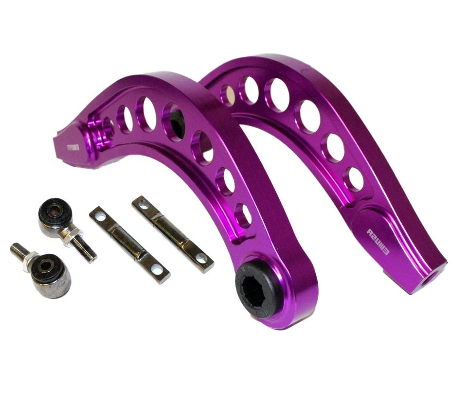KIT BRAZO CONTROL INCLINACIÓN TRASERA MORADA EMUSA apto 06-13 HONDA CIVIC FA FG JDM Foto 1 de 4