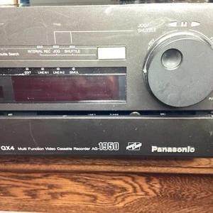 Panasonic Ag 1950 Video Cassette Grabadora VCR Hi Fi Audio Amplificador Pro Line - Imagen 1 de 10