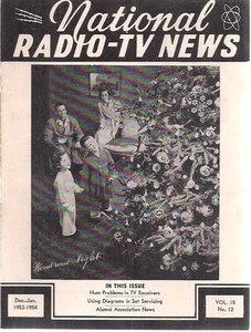 NATIONAL RADIO-TV NEWS December-January 1953/1954 technical newsletter - Picture 1 of 1