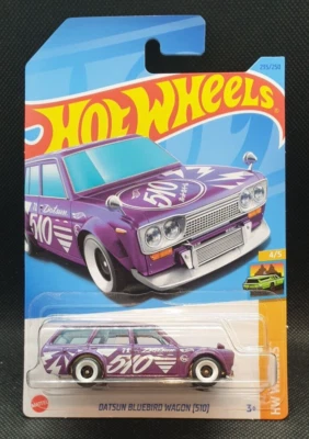 Hot Wheels Datsun Bluebird Wagon 510 Diecast Car HW Wagons 2023 - image 1 of 4
