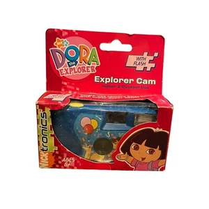 Vintage Nicktronics Dora the Explorer 35mm Blitzkamera 27 Belichtungen 2005 neu versiegelt - Bild 1 von 11