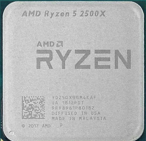 AMD Ryzen 5 2500X CPU Quad-Core 3.6 GHz 8MB 65W Socket AM4 Processor R5-2500X - Image 1 of 1