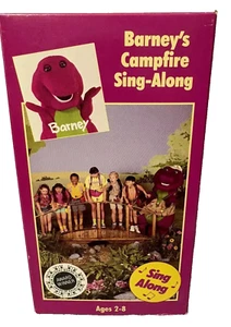 Barney - Barneys Campfire Sing-Along (VHS, 1990) Tested - Picture 1 of 1