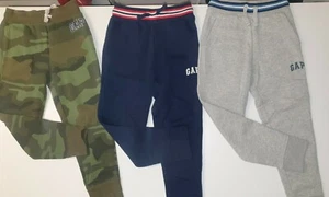 Boys Bundle Kids Gap Logo Pull-On Joggers S 6-7 years used & NWOT - Picture 1 of 21