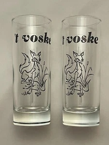 Paar niederländische High Ball Gläser 'T Voske Brabants kleiner Fuchs - Bild 1 von 6
