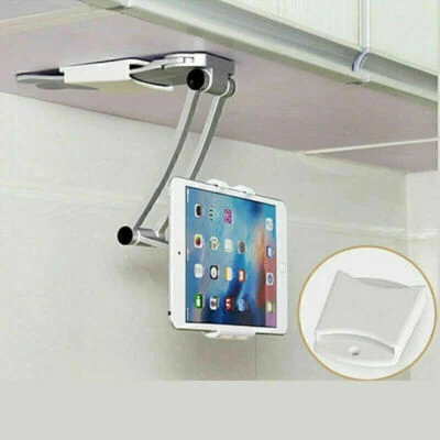 Multifunction Kitchen Fold Wall Mount iPad Tablets Phone Stand Holder Bracket UK - Image 1 of 4