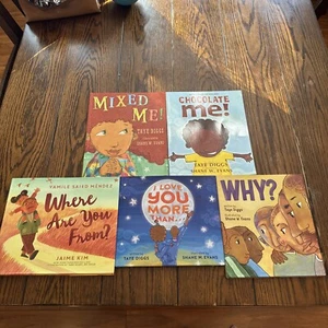 Lot Of 5 Kids Books For Mixed Children - Picture 1 of 6
