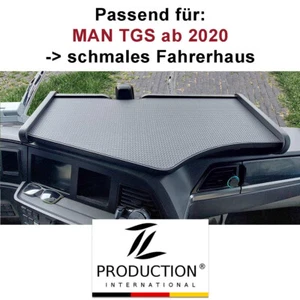 MAN TGS ab 2020 LKW-Tisch schwarz Mittelablagetisch Ablage SCHMALES Fahrerhaus - Bild 1 von 5