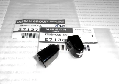 Perillas de palanca de control de calefacción genuinas para camioneta Datsun 1200 B110 1972-74 1970-73 620 Foto 1 de 2