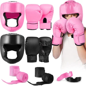 Kanayu 12 Pcs Kids Boxing Equipment Set for Beginners Ages 6-18 Years Including - Picture 1 of 12