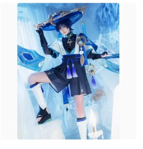 Game Genshin Impact Wanderer Scaramouche Costume Cosplay Men Outfits Full Set - Picture 1 of 21