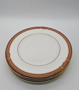 Vintage Set/7 Royal Doulton Meridian Dinner Plate Bone China England - Picture 1 of 10