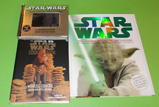 3x Star Wars Bücher - Complete Visual Dictionary - Cook Book - Scanimation Book