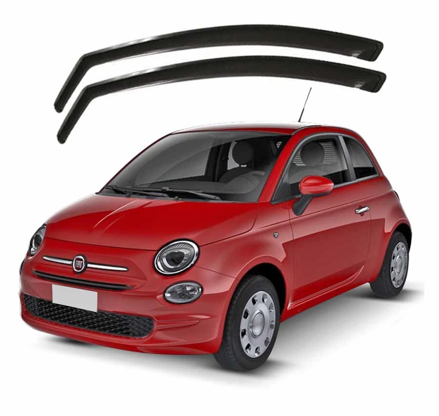 DEFLETTORI ARIA PER FIAT 500 ANTIVENTO ANTITURBO COLORE FUME' FARAD 12.517 07-15 - Immagine 1 di 4