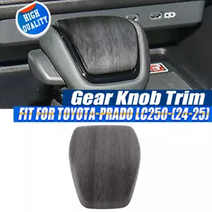 Cubierta de cabeza de cambio de marchas de grano de madera para Toyota Land Cruiser Prado LC250 24-25 - Imagen 1 de 14