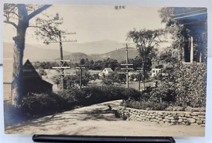 Mt. Washington View from Pendexter Mansion, Intervale, NH - RPPC Postcard - Picture 1 of 2