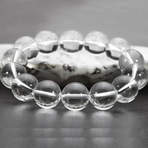 Gorgeous Valentine's Gift 10 MM Round Natural White Fire Topaz Charming Bracelet - Picture 1 of 5
