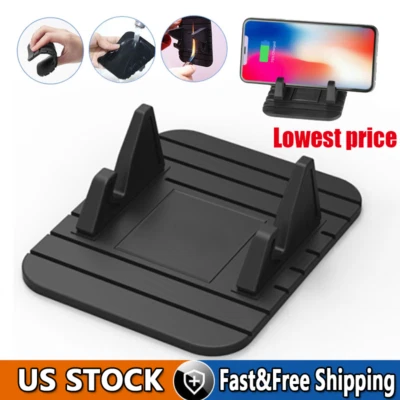 Car Anti-Slip Dashboard Rubber Mat Mount Holder Pad Stand for Mobile Phone GPS - Image 1 of 4