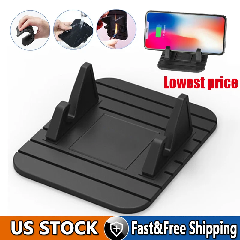 Car Anti-Slip Dashboard Rubber Mat Mount Holder Pad Stand for Mobile Phone GPS - Image 1 of 4