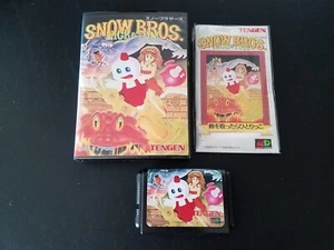 Importación Sega Mega Drive - Snow Brothers Bros REPRO - Japón japonés vendedor de EE. UU. MD - Imagen 1 de 3