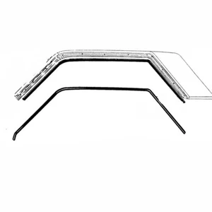 Roof Rail Seals Hardtop 1961-63 Ford Thunderbird C1SZ-6351222-PR - Picture 1 of 1