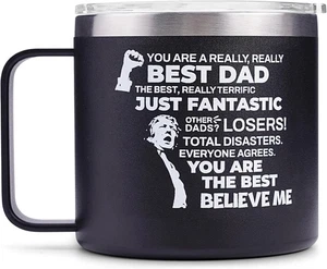 Cessfle Funny Trump Mug - Best Dad Coffee Gift for 14 Ounces, Black  - Picture 1 of 7