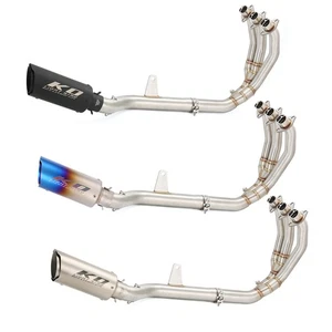 Tiger 660 Full System Header Pipe Exhaust Tips For Triumph Trident 660 2021-2025 - Picture 1 of 10