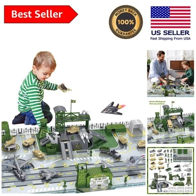 Engaging Army Action Figure Set with 38 Accessories & Safe Fun for Little Heroes - Image 1 of 4