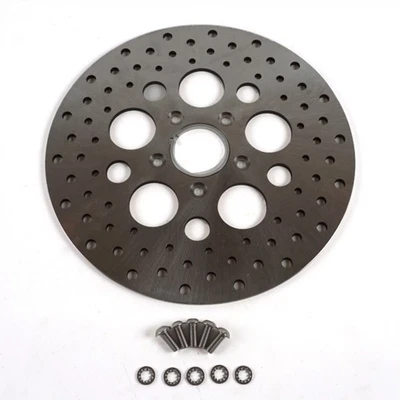 11.5" Front Brake Rotor Satin Polished SS Disc For Harley Touring Bobber. - Image 1 of 2