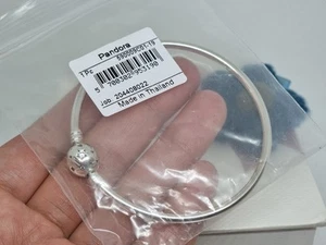 NEW BOXED Genuine Pandora Moments Stars & Galaxy Bangle LIMITED EDITION 19cm π - Picture 1 of 11