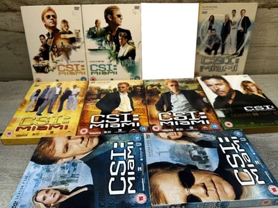 9 CSI Miami DVD Series Boxsets Mix Crime Scene Investigation Pal 2 UK 71hrs+ - Image 1 of 4