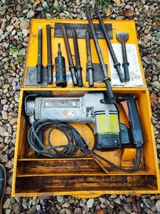 Wacker EH8/220, Abbruchhammer / Stemmhammer + 8 Meißeln + Fettpresse!!! - Bild 1 von 7