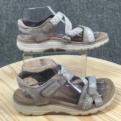 Sandalias Taos para mujer 8 Zen ajustables con tiras ZEN-13526 gris gamuza Foto 1 de 4