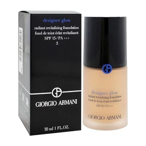GIORGIO ARMANI Designer Lift SPF15 Foundation 30ml Number 5 New Boxed - Picture 1 of 3