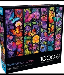 Rompecabezas Nuevo en Caja Buffalo Games Signature Collection "Flores y Volantes" 1000 Piezas - Imagen 1 de 5