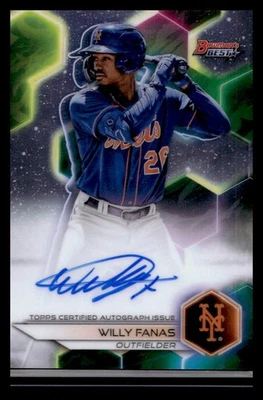 2023 Bowman's Best #B23-WFS Willy Fanas Best of 2023 Autographs - Image 1 of 2