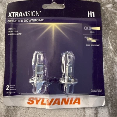 Juego de bombillas halógenas de alto rendimiento Sylvania H1 XtraVision caja abierta Foto 1 de 2