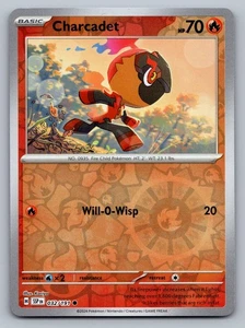 Pokemon TCG SV08: Surging Sparks Charcadet 032/191 Reverse Holo - Picture 1 of 2