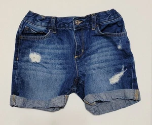 Children's Place Girls Shorts Size 10 Denim Midi Length Dark Wash - Picture 1 of 5