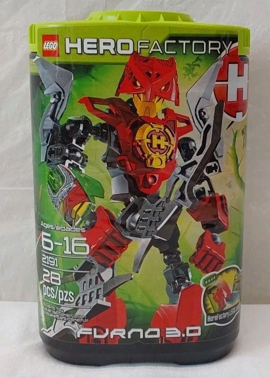 LEGO Hero Factory Furno 3.0 28 Pcs. Set #2191 - 2011. New And Sealed.  - Image 1 of 4
