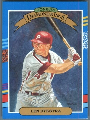 1991 Donruss Philadelphia Phillies Len Dykstra #7a - Image 1 of 2