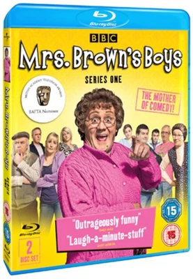 Mrs Brown's Boys: Series One Blu-Ray (2011) Brendan O'Carroll cert 15 2 discs - Image 1 of 2